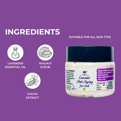 Lavender Anti Ageing face scrub