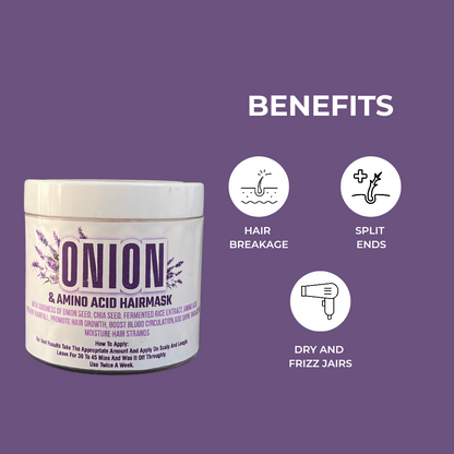 Onion & amino acid hairmask