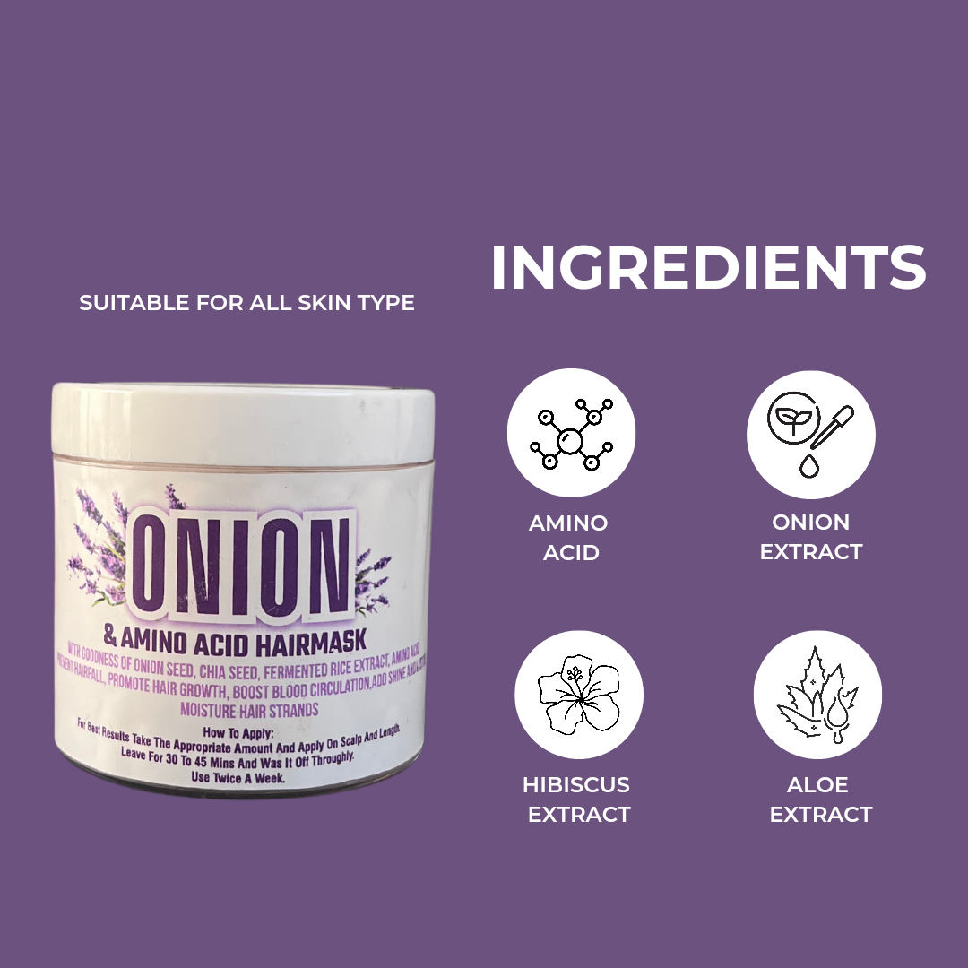 Onion & amino acid hairmask